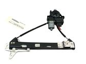 Rear door window regulator with motor