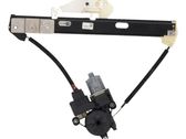 Rear door window regulator with motor