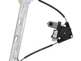 Rear door window regulator with motor