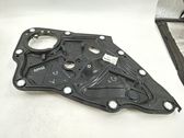 Rear window lifting mechanism without motor
