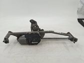 Front wiper linkage and motor