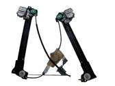 Rear door window regulator with motor