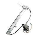 Front door window regulator with motor