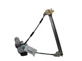 Rear door window regulator with motor