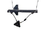 Rear door window regulator with motor