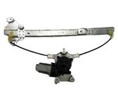 Rear door window regulator with motor