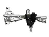Rear door window regulator with motor