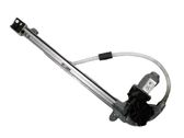 Rear door window regulator with motor