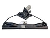 Rear door window regulator with motor