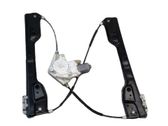 Rear door window regulator with motor