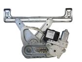 Rear door window regulator with motor