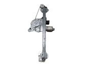 Rear door window regulator with motor
