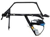 Rear door window regulator with motor