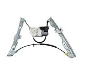 Front door window regulator with motor