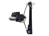 Rear door window regulator with motor