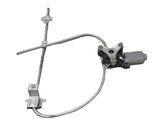Front door window regulator with motor