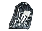 Rear door window regulator with motor