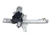 Rear door window regulator with motor