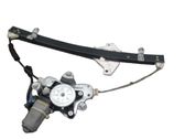 Rear door window regulator with motor