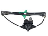 Rear door window regulator with motor