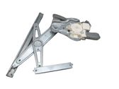 Front door window regulator with motor