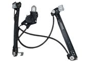 Front door window regulator with motor