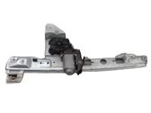 Rear door window regulator with motor