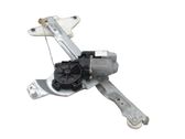 Rear door window regulator with motor
