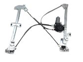 Front door window regulator with motor