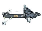 Rear door window regulator with motor