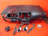 Airbag set with panel