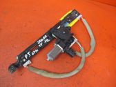 Rear door window regulator with motor