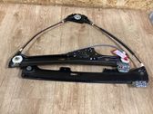 Front window lifting mechanism without motor