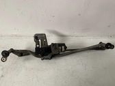 Front wiper linkage and motor
