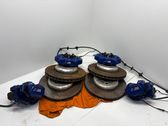 Brake discs and calipers set