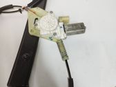 Rear door window regulator with motor