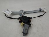 Rear door window regulator with motor