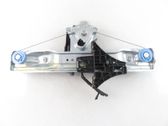 Rear door window regulator with motor