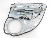 Rear door window regulator with motor