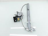 Rear door window regulator with motor