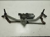 Front wiper linkage and motor