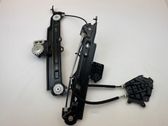 Rear window lifting mechanism without motor