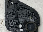 Rear window lifting mechanism without motor