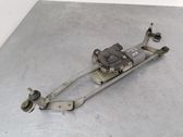 Front wiper linkage and motor