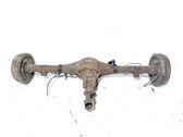 Rear axle beam with reductor