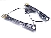 Rear door window regulator with motor