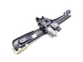 Rear door window regulator with motor