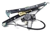 Front door window regulator with motor