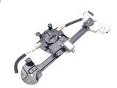Rear door window regulator with motor