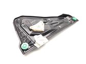 Rear door window regulator with motor
